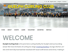 Tablet Screenshot of guelphcurlingclub.com